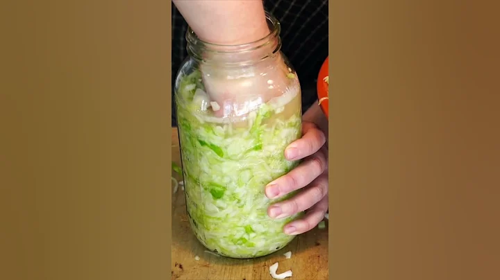 Fermented Sauerkraut Tutorial in Less Than One Minute