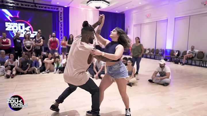 Walter and Larissa's improv Zouk Dance at the Braz...