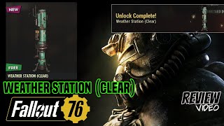 Fallout 76 -  Weather Station (Clear) [Free] screenshot 1