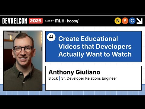 Creating educational videos developers actually want to watch" - YouTube