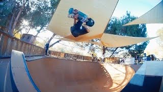 Skating Crazy Backyard Bowl