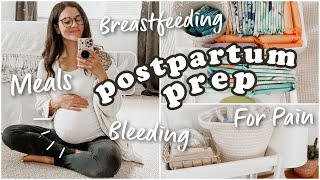 C-Section Recovery Essentials + Postpartum Prep 2021 | 36 WEEKS PREGNANT