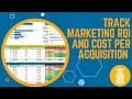 Track Marketing ROI and Cost per Acquisition in Excel or Google Sheets (No Fancy Software Needed)