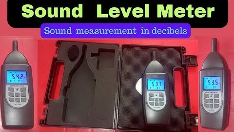 How Sound Level Meter Works || dB || decibels || SL-1350 || Peak Sound check || #decibel #soundcheck