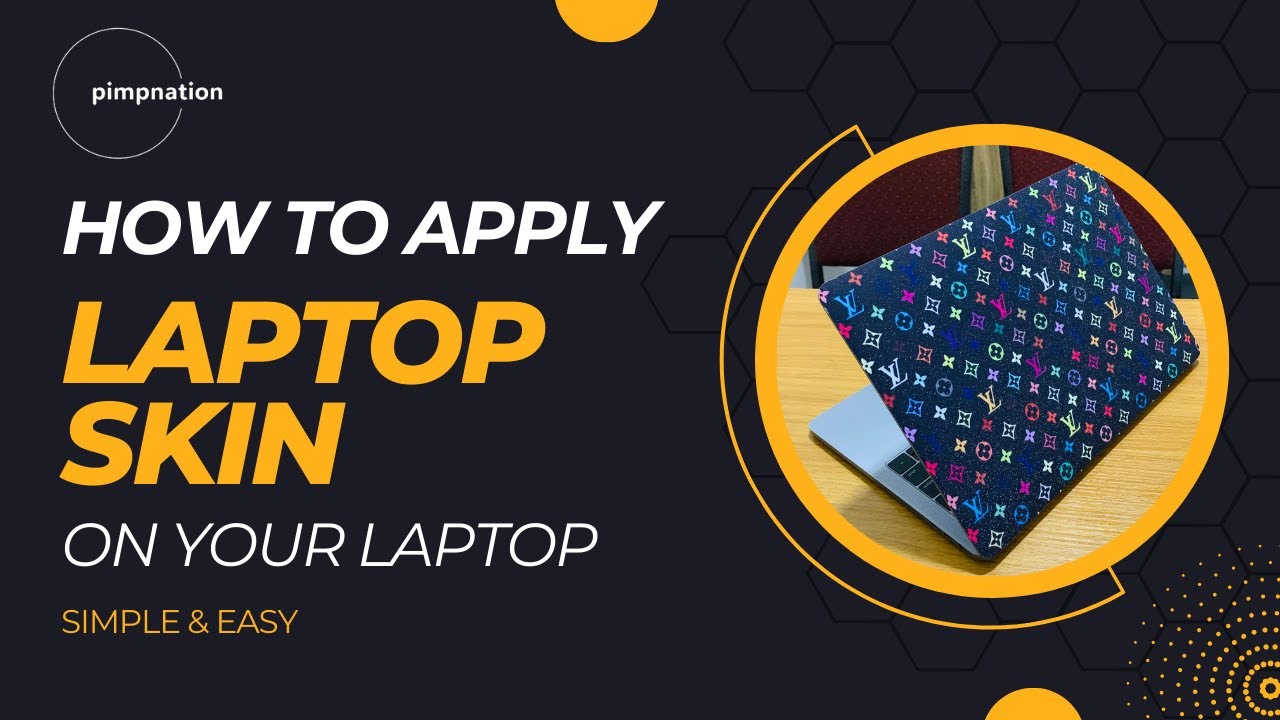 How to apply Laptop Skin on your laptop. Simple & Easy 