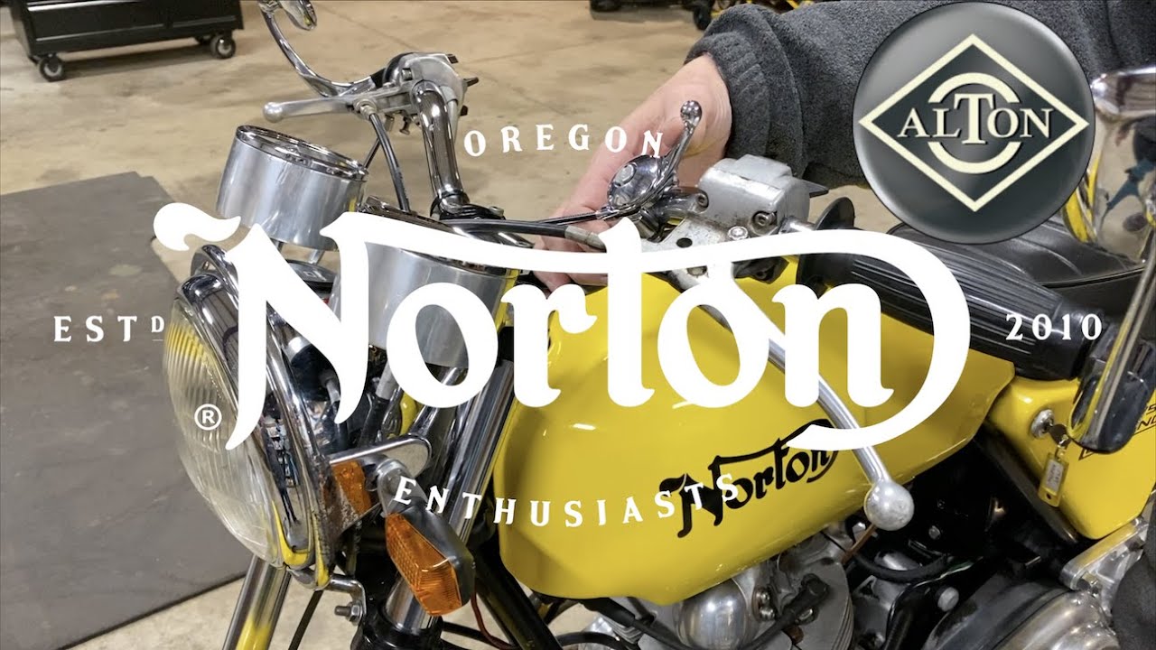 Norton Commando Alton Starter Motor Project - Part 2 of 6 - Preparing the bike