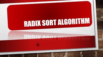 Radix Sort Algorithm