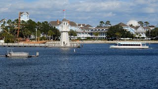 A Beautiful Walk Around The EPCOT Resorts/Crescent Lake Area in 4K | Walt Disney World January 2024