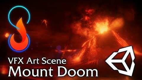 VFX Art Scene - Mount Doom
