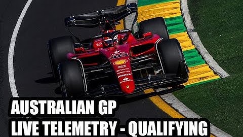 F1 Live Telemetry Data - AUSTRALIAN Grand Prix 2022 - QUALIFYING