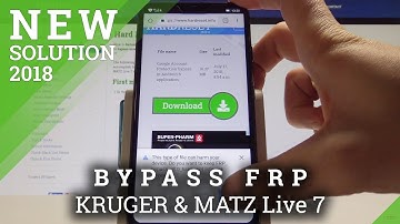 How to Bypass Google Verification in KRUGER & MATZ Live 7 - Unlock FRP Solution
