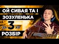 Як грати ОЙ СИВАЯ ТА І ЗОЗУЛЕНЬКА на гітарі БЕЗ БАРЕ (РОЗБІР VovaArt)