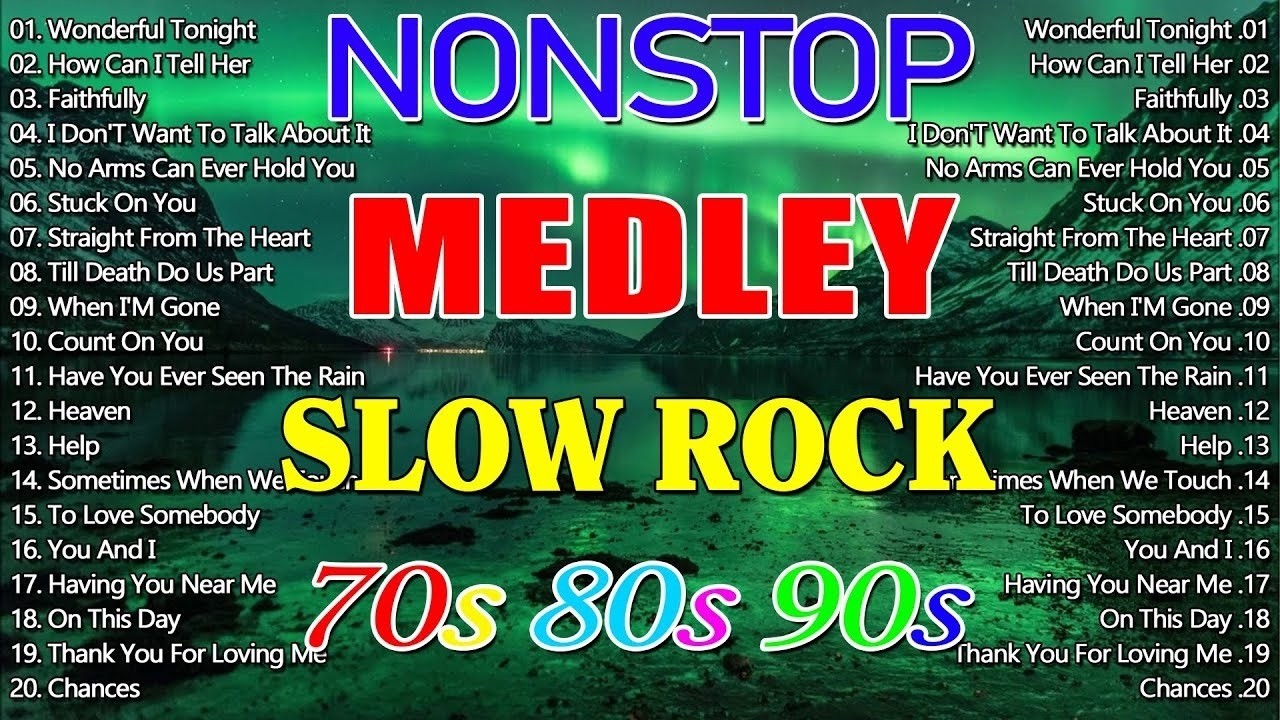 Slow Rock Love Songs Collection 70s 80s 90s | NONSTOP SLOW ROCK PINOY MEDLEY 🎸 Best Luamang Tugtugin