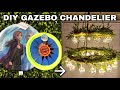 DIY Gazebo Chandelier