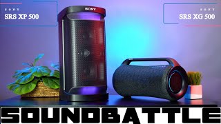 Sony SRS XP500 vs Sony SRS XG500 | Sound Battle | Binaural sound sample