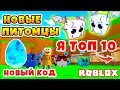 СИМУЛЯТОР ДРАКОНОВ ТОП 10 МИРА! НОВЫЙ КОД И РОБО ДРАКОНЫ! ROBLOX DRAGON SIMULATOR