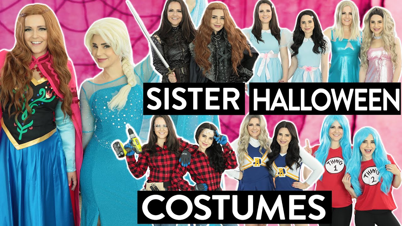 11 Halloween COSTUME Ideas for SISTERS! - YouTube