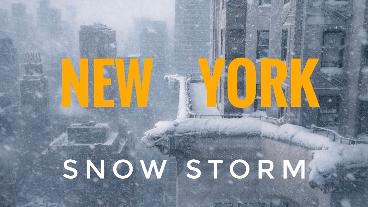 Snowstorm covers New York City