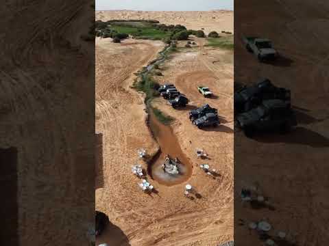 في قلب صحراء دوز بالجنوب التونسي أجمل المناظر الجميلةحويضات الرشاد