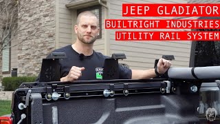 Jeep Gladiator Cargo Rails: BuiltRight Industries Utility Rail System Review