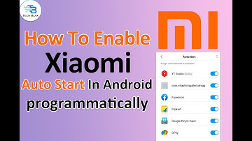 How to enable Xiaomi auto start  in Android programmatically