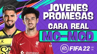 JÓVENES PROMESAS CON ROSTRO REAL!! - MC-MCD - FIFA 22 MODO CARRERA