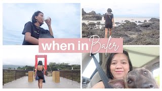 4D3N in Baler Travel Vlog | Visit Sabang Beach, Baler Rock Formation, Pantabangan View Deck and More