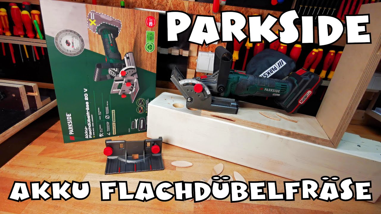 Alles A1 über die: 20V Flachdübelfräse 20-Li - YouTube Akku PARKSIDE® PFDFA