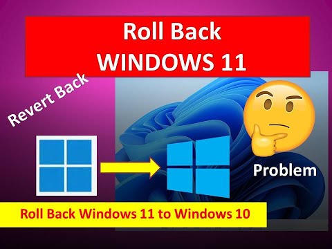 Video: Paano I-rollback Ang Windows