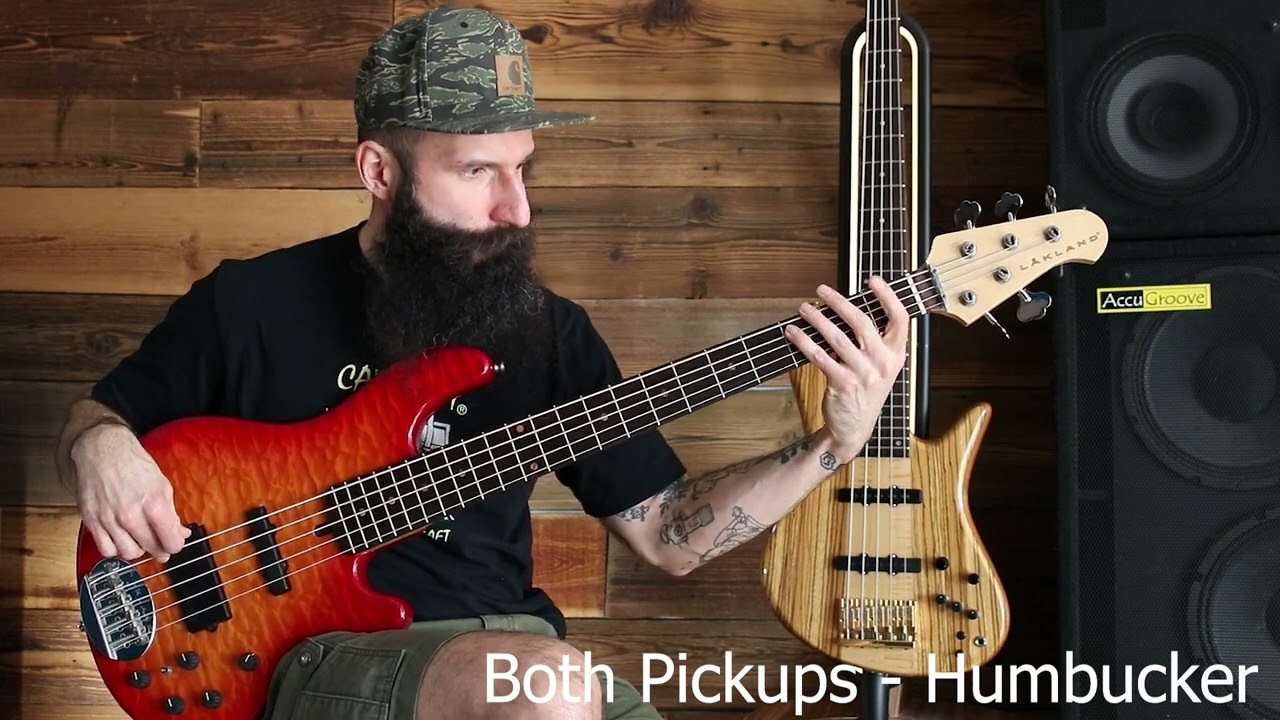 Lakland 55-94 Deluxe - 7 sound options - YouTube