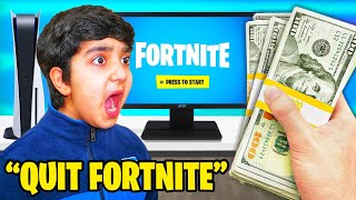 Offering Little Brother $100,000 To Quit Playing Fortnite