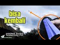 PESAWAT KERTAS BUMERANG BISA KEMBALI - PAPER AIRPLANE BOOMERANG #12