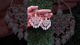 beautiful earrings ❤️✨ #viral #trending #shorts #earrings #tutorial #shortsfeed #ytshorts #review