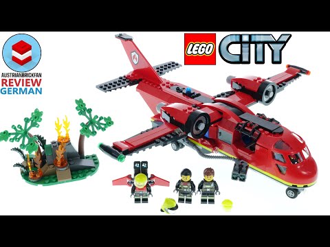 LEGO City 60413 Löschflugzeug Review Deutsch