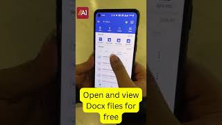 How to Open and View Docx files for free | Convert Docx to PDF |  A1Office screenshot 1