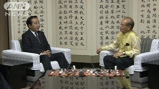 「辺野古移設に理解を」総理が仲井真知事に直談判（12/02/27）