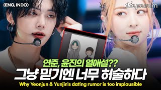 TXT Choi Yeonjun & LE SSERAFIM Huh Yunjin, why the 