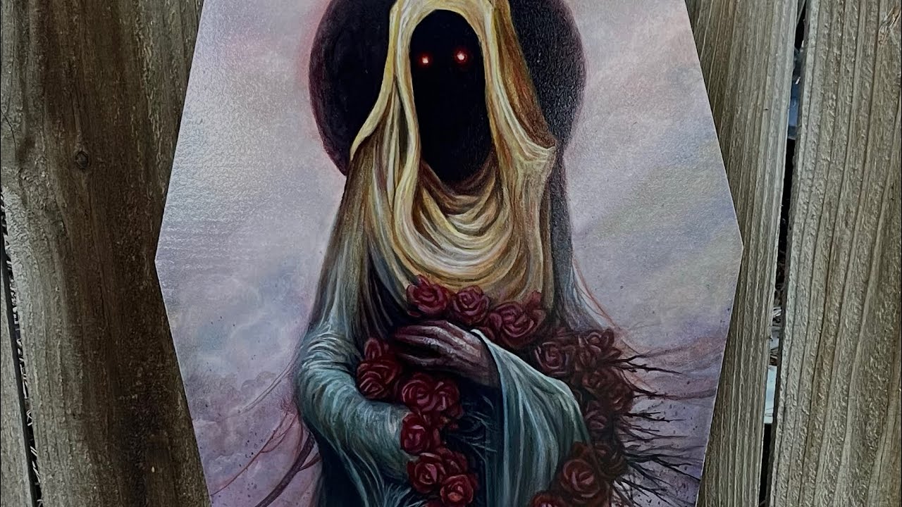 Early Mourning painting time-lapse by Brett Herman