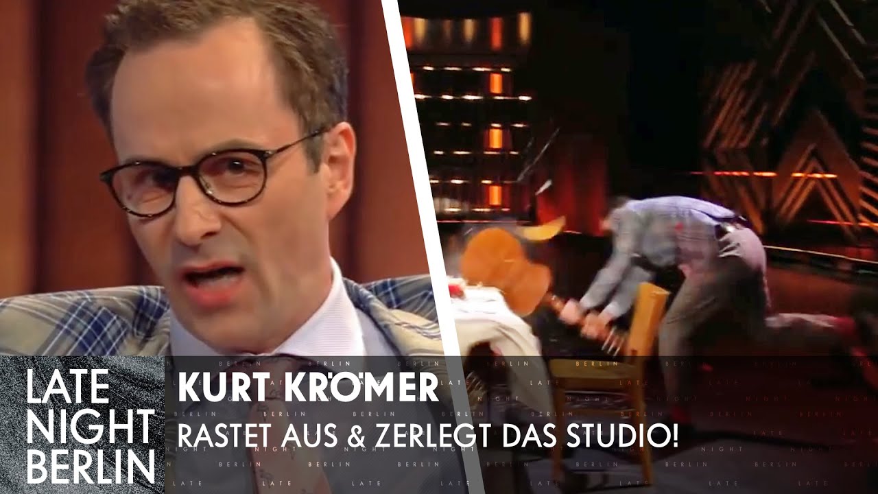 Kurt Krömer rastet aus und zerlegt das Studio! | Late Night Berlin | ProSieben
