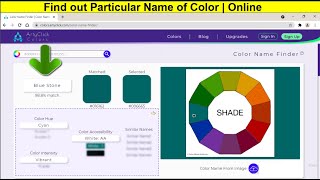How to Find Out Any Particular Color Name Without Using Any Software | Online screenshot 1