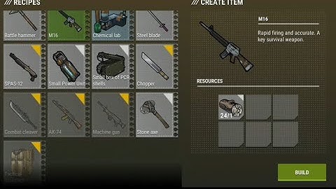 Dark Days Zombie Survival (Tutorial): Hack the game to enable crafting your favorite guns from wood