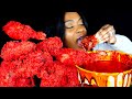 MUKBANG ASMR 2x SPICY CHICKEN | Nikocado Avocado Nuclear Fire Fried Chicken Challenge | ASMR EATING