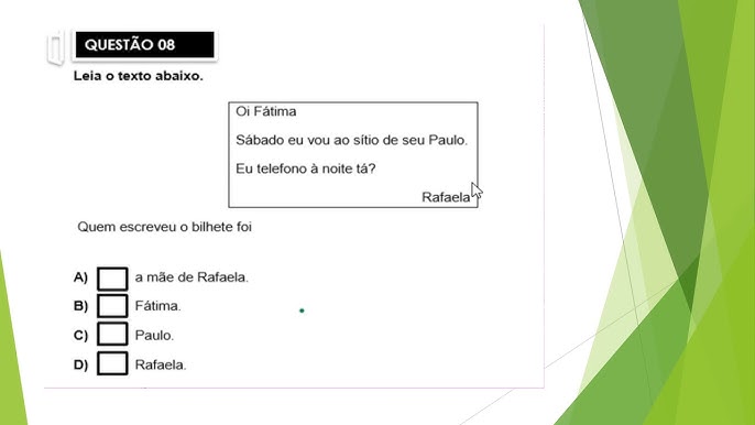 2º Simuladinho de Matemática - 2º Ano