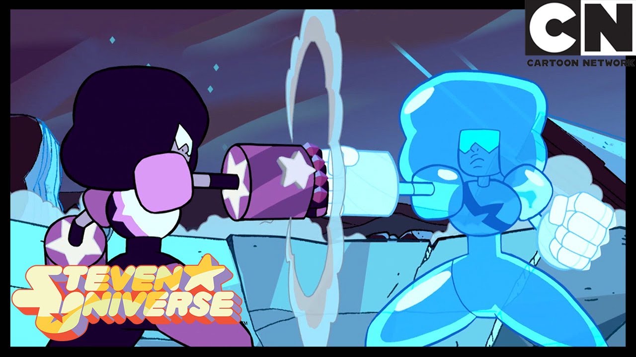 Cartoon Network Brasil - Crystal Gems e o Steven visitando vários