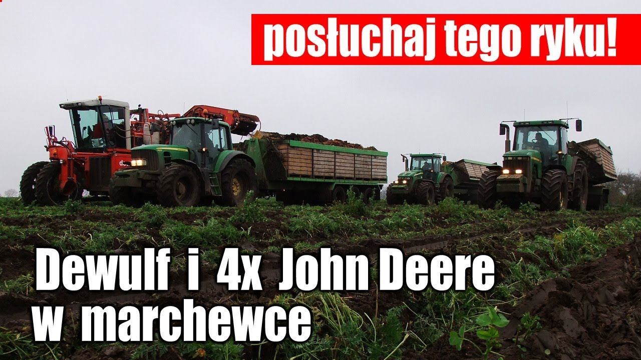 maxresdefault Dewulf i 4x John Deere w marchewce – VIDEO