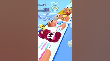 Teeth Runner! All Levels Gameplay Walkthrough (Android,iOS) Teeth Runner!