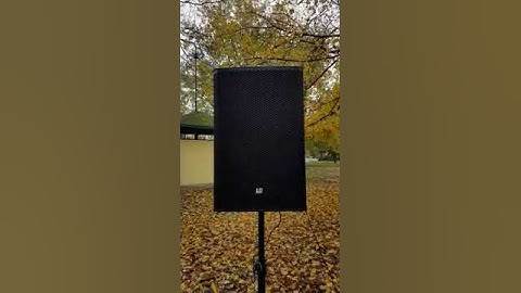 LD Systems Stinger 15 A G3 speaker demo