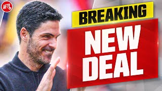 Breaking News Arteta Signs New Three Year Deal