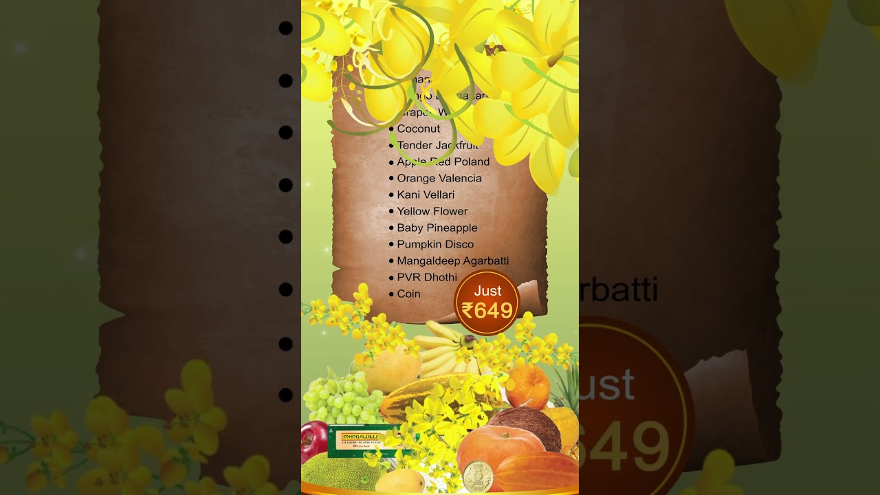 Vishu Kani  Kit at Lulu Hypermarket Trivandrum