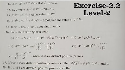 RD Sharma Class 9  Chapter 2 Exponents Of Real Numbers Exercise 2.2 Q11 to Q23 Solutions